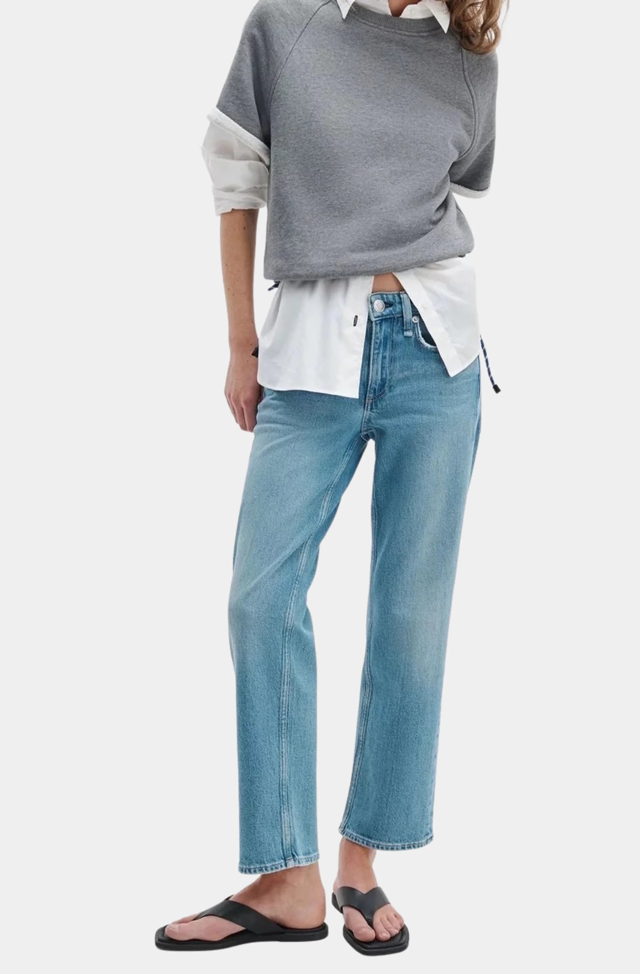 Harlow Low-Rise Ankle Straight Jean