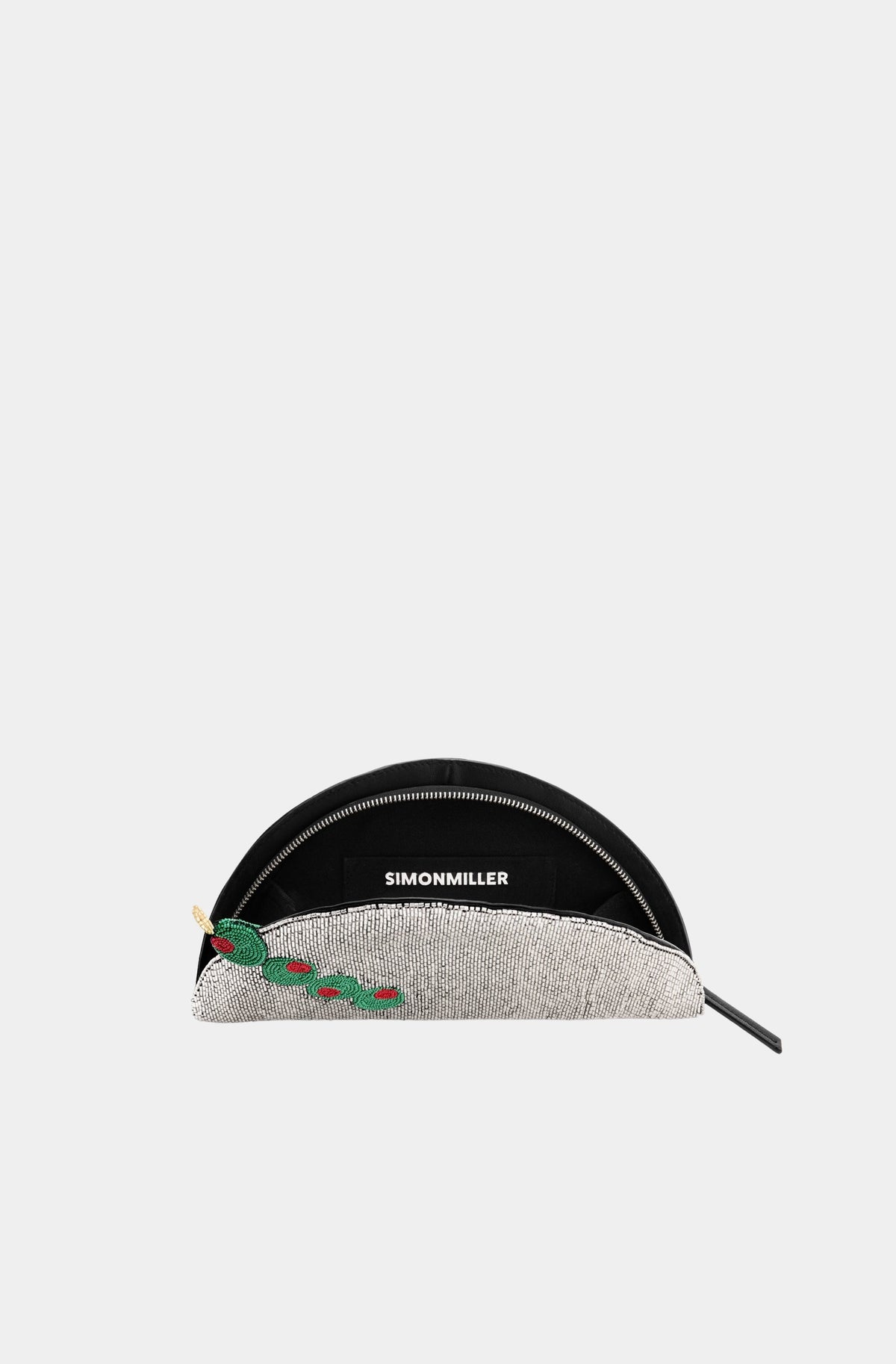 Beaded Lune Clutch
