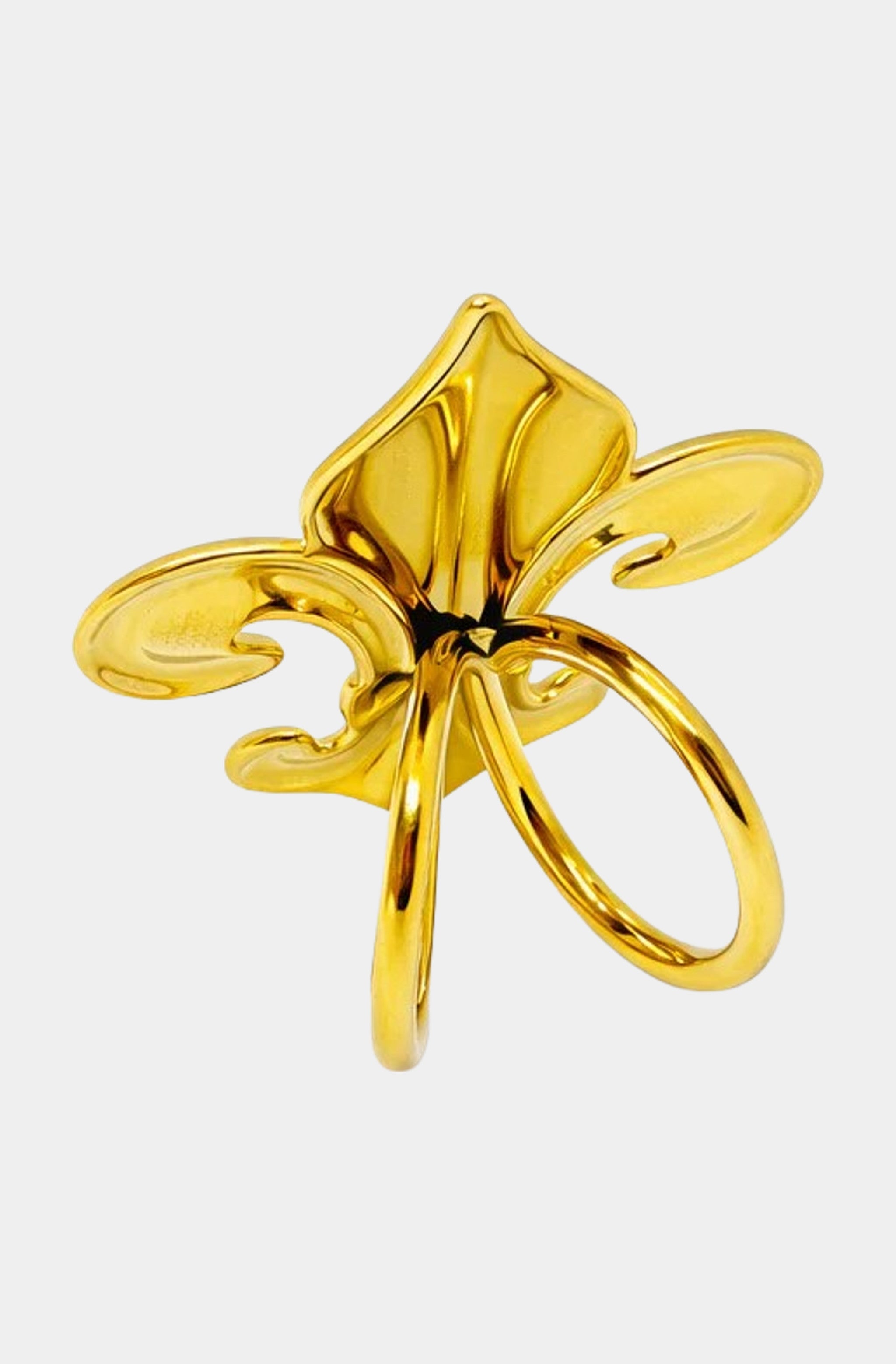 Fleur-de-lis Saturday Scarf Ring