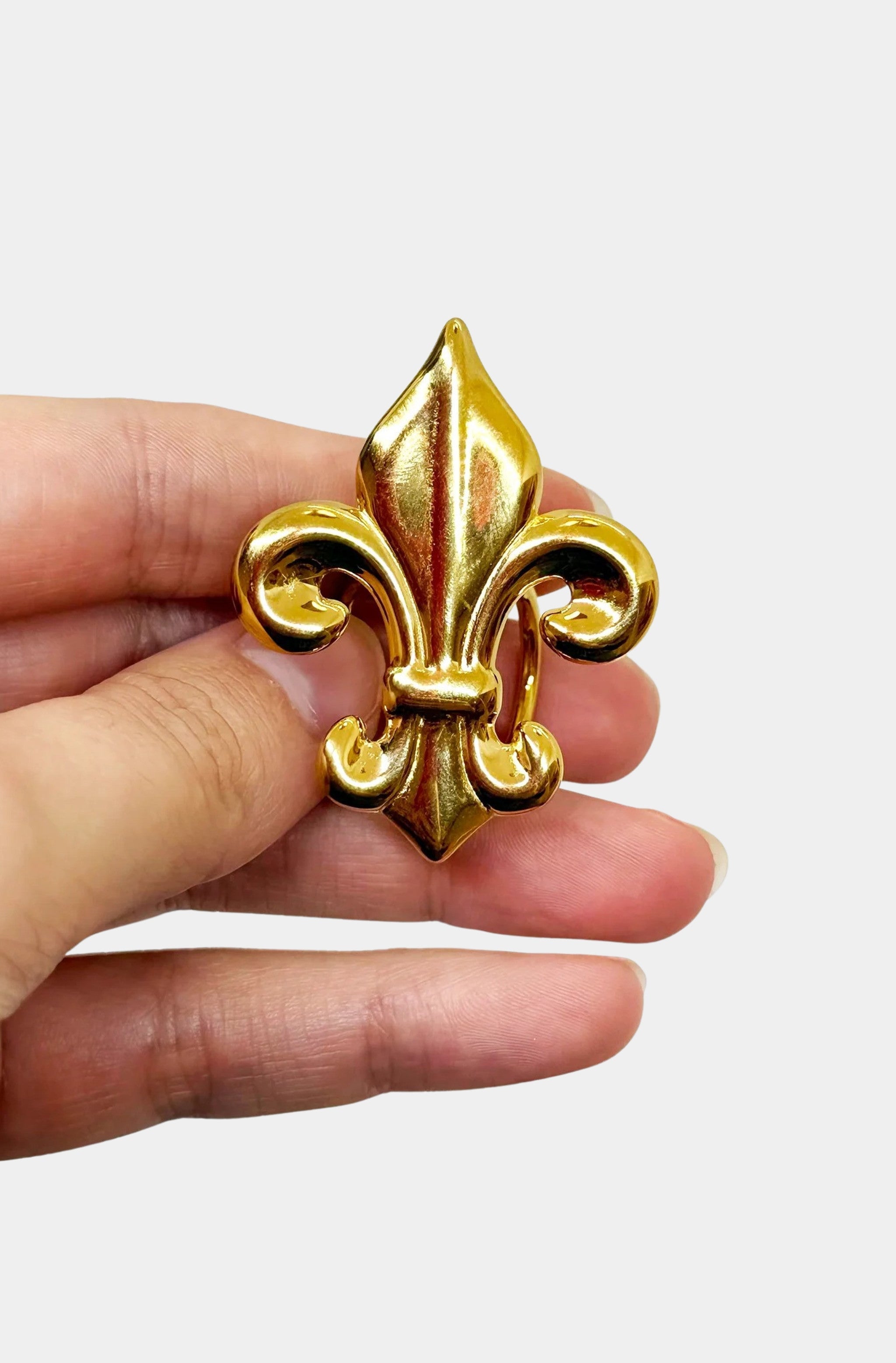 Fleur-de-lis Saturday Scarf Ring