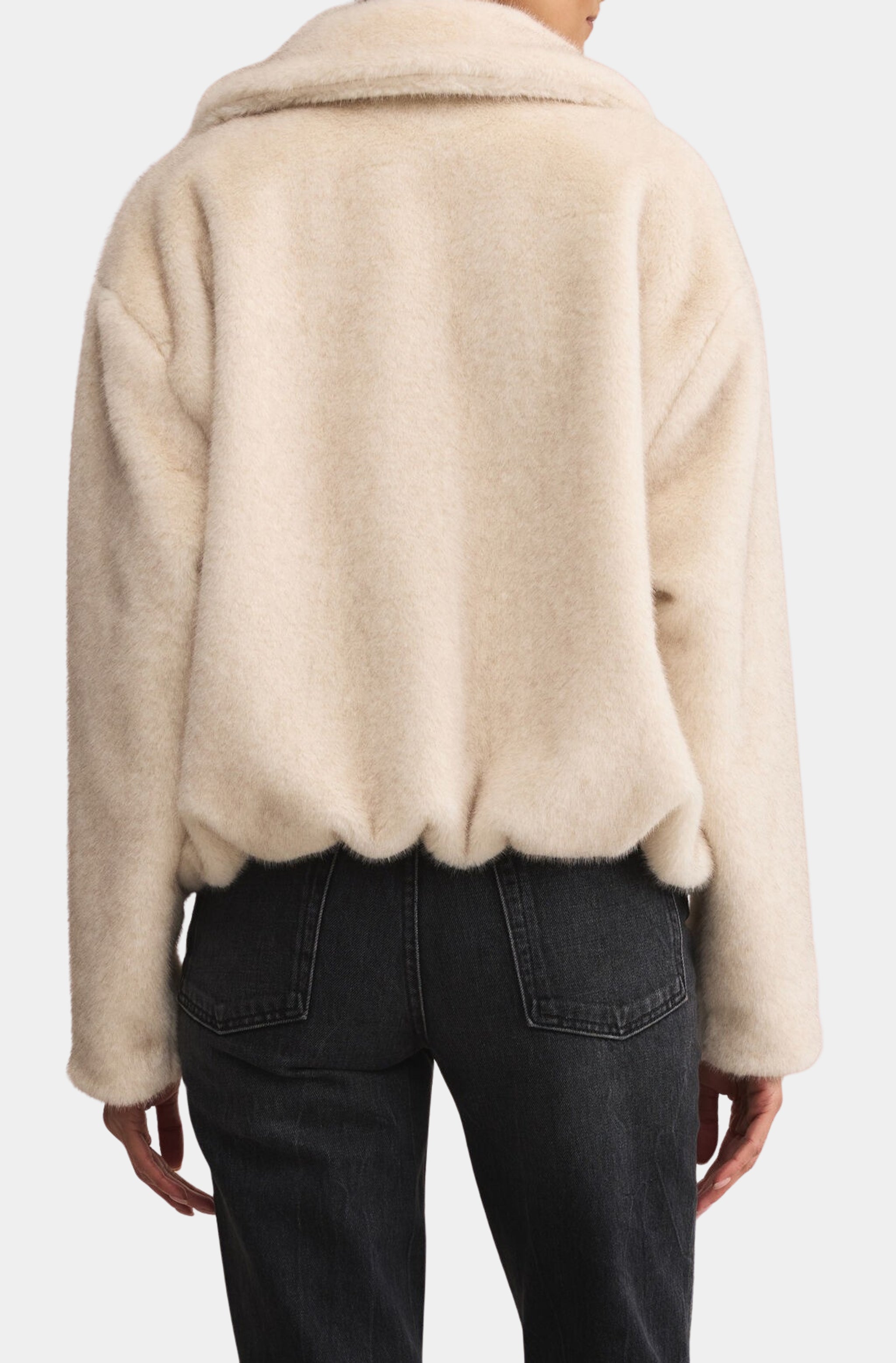 Amethyst Faux Fur Jacket – HEMLINE French Quarter