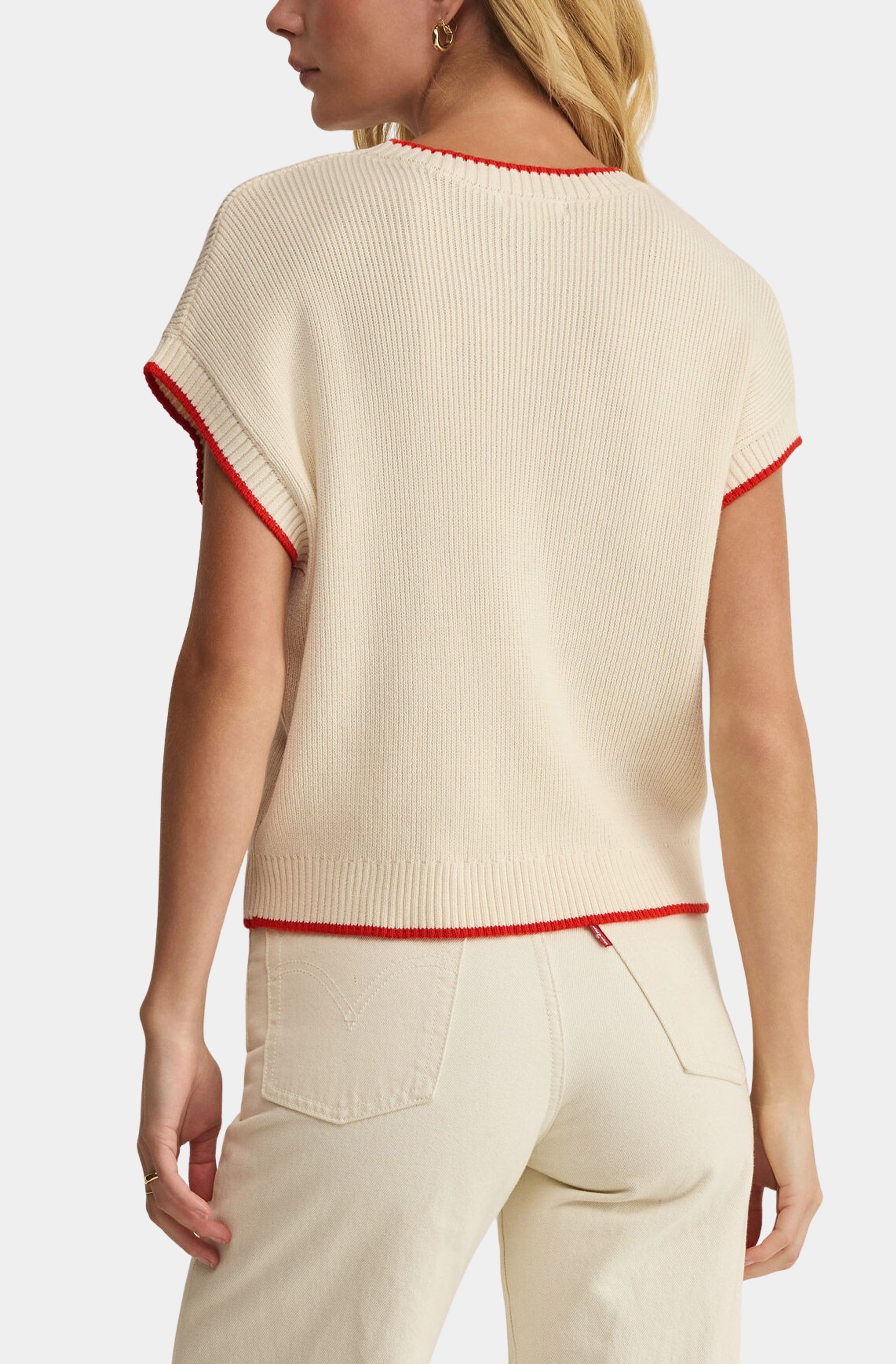 Sleeveless Patriot Sweater