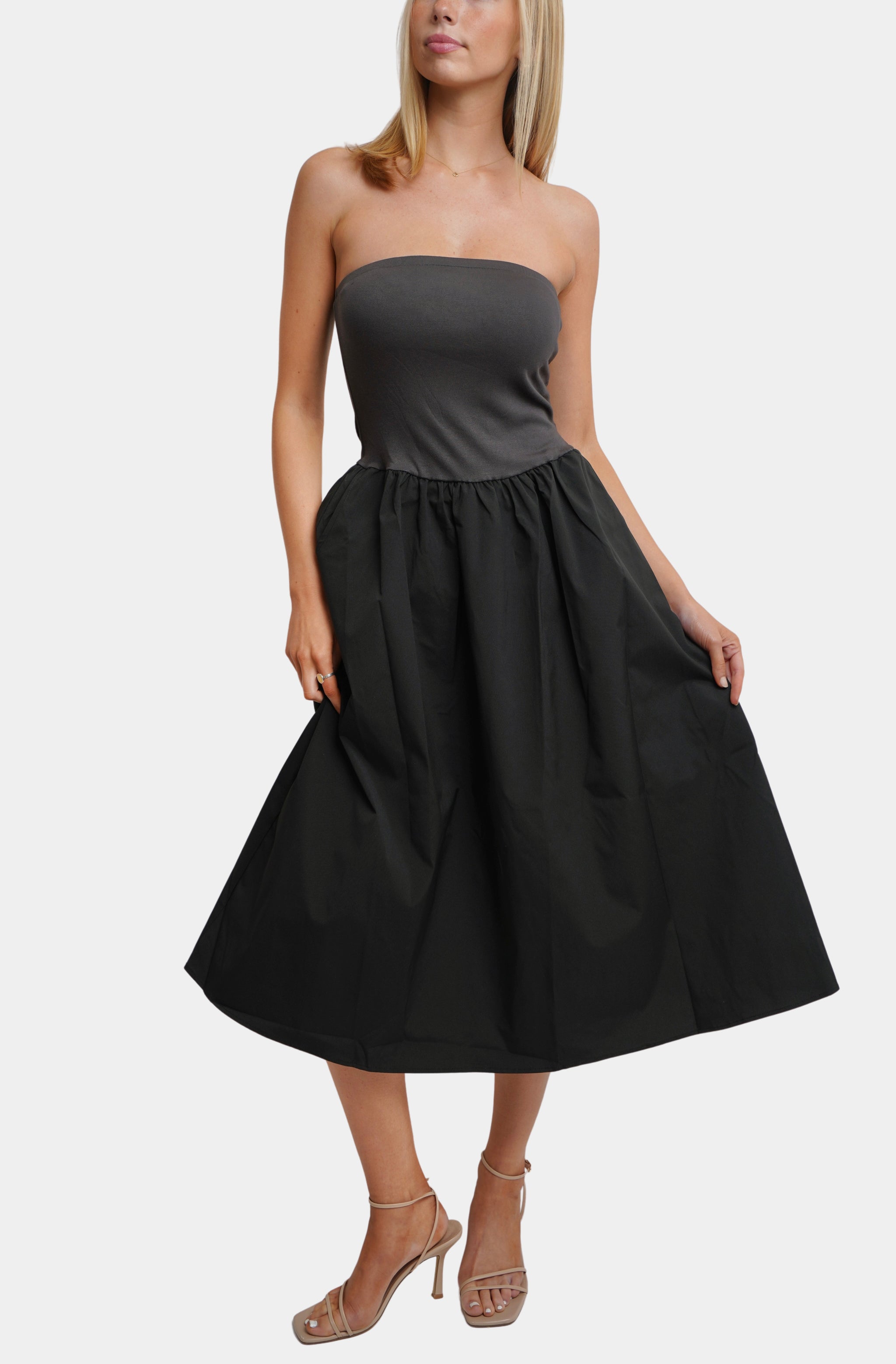 The Tube Top Midi Dress