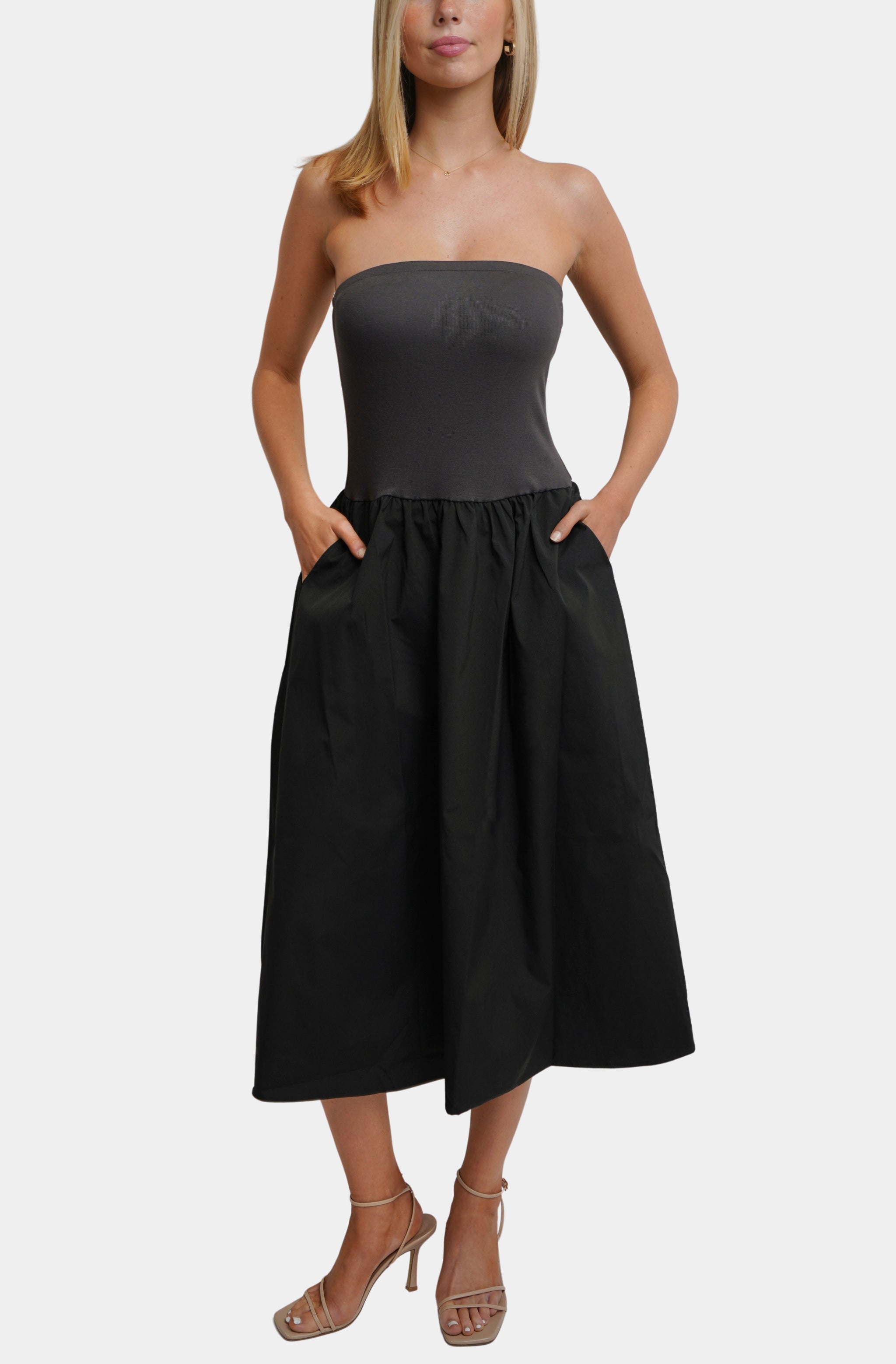 The Tube Top Midi Dress
