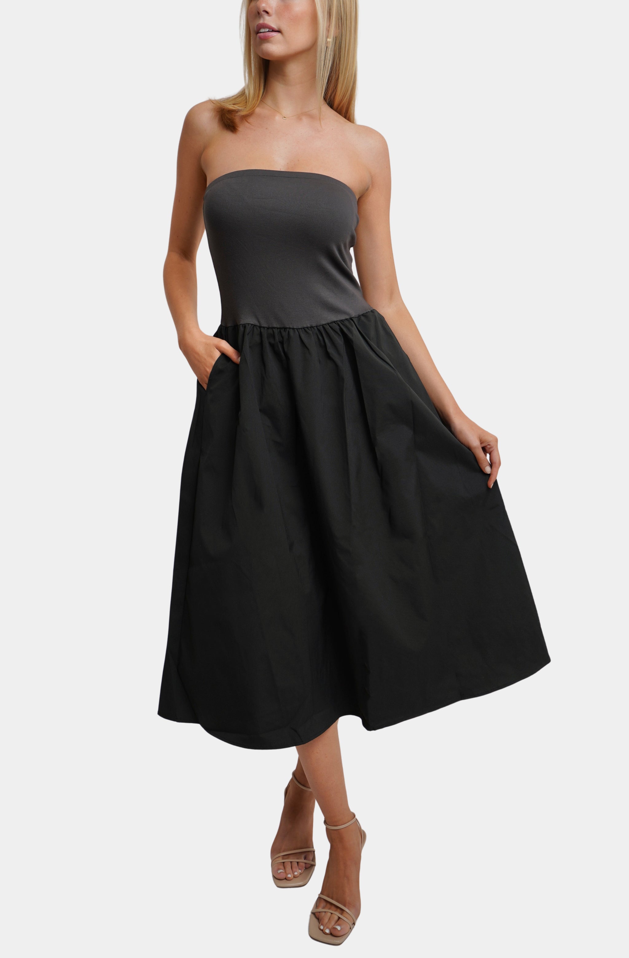 The Tube Top Midi Dress