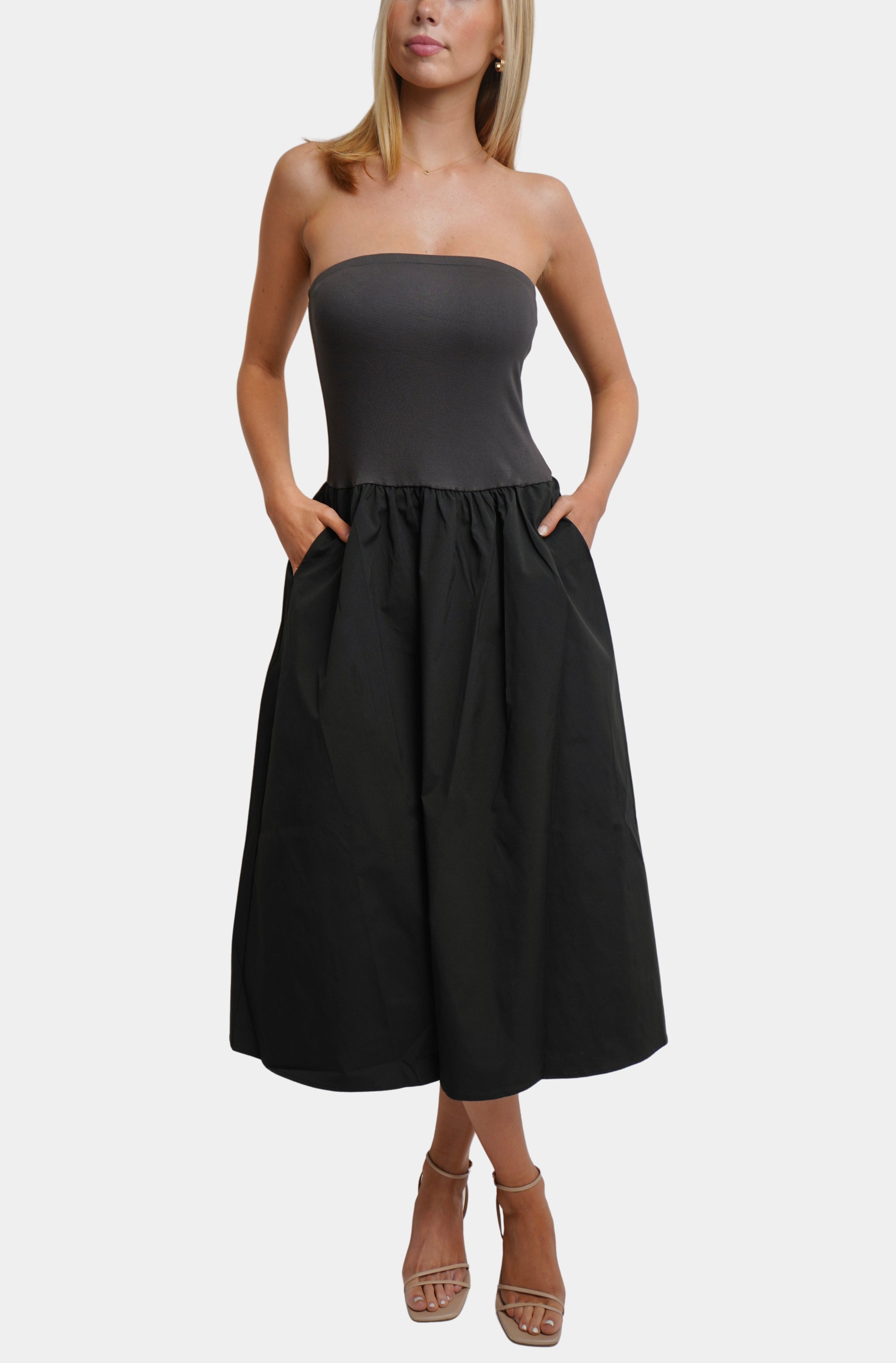 The Tube Top Midi Dress
