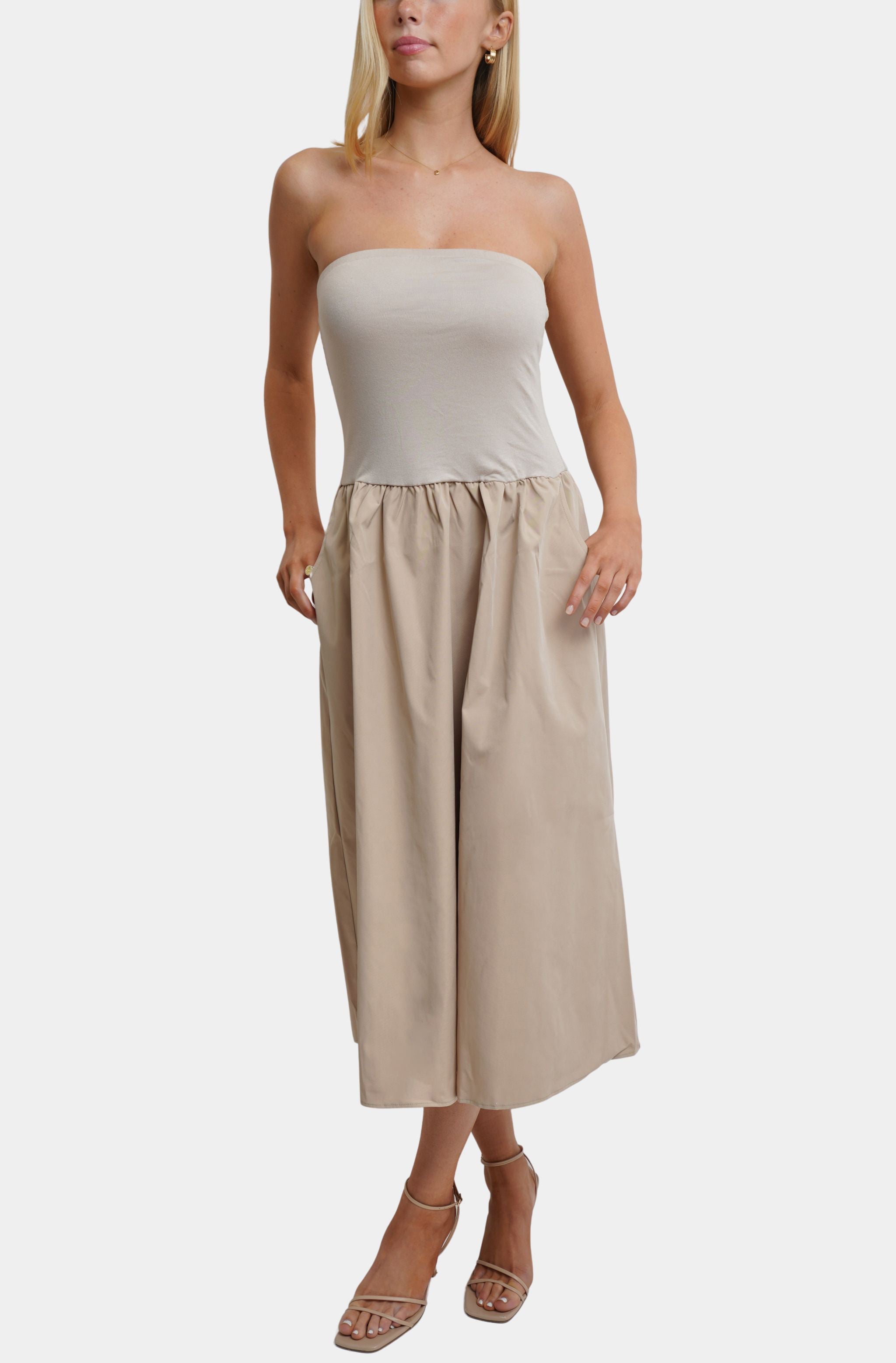 The Tube Top Midi Dress
