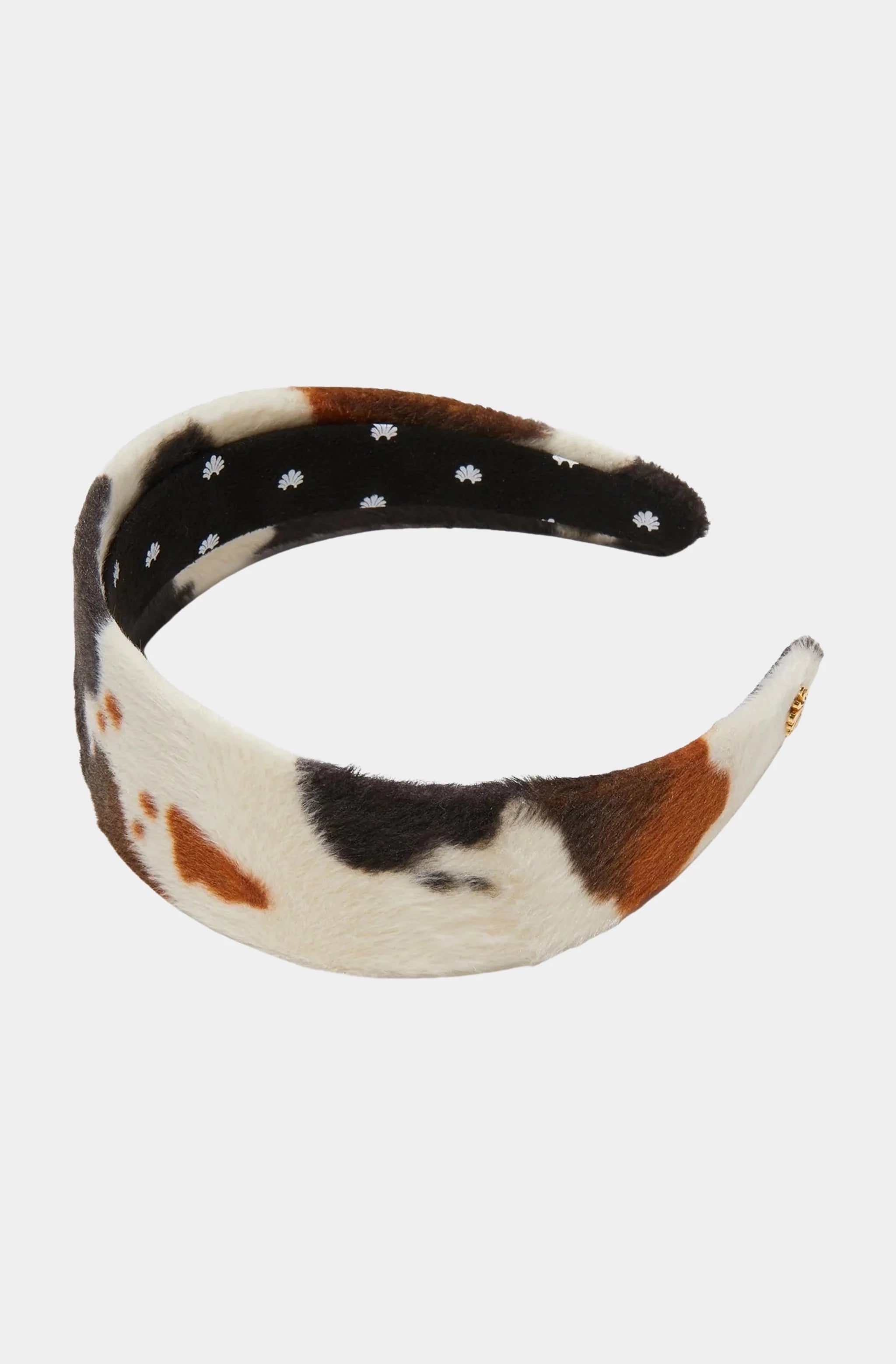 Brigitte Faux Cowhide Headband